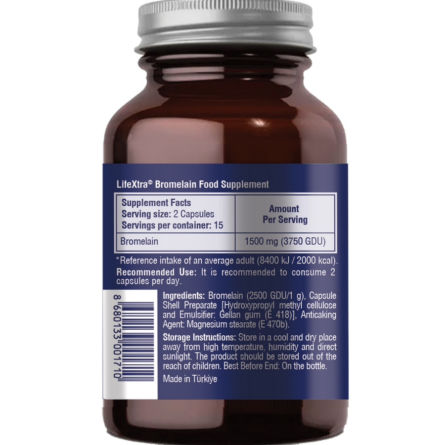 LifeXtra Bromelain Food Supplement