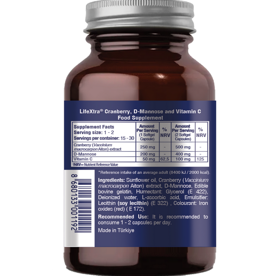 Lifeextra Cranberry Ingredient