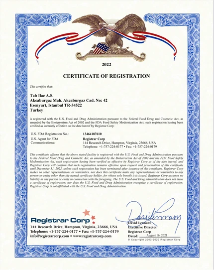 Certificate of Registration — Registrar Corp